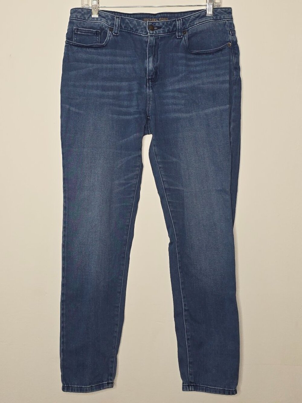 Michael Kors Izzy Skinny Jeans MK Logo Women’s Size 10